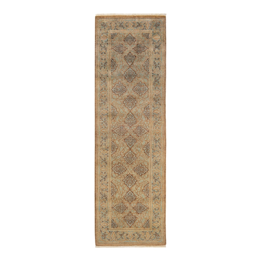 RugsTC 2'0 x 3'0 Chobi Ziegler Area Rug Made Using Vegetable Dyes with Wool Pile a 2x3 Rectangular Double Knot Rug 100% Original Hand-Knotted in Red,White,Gold Colors RugsTC 2'0 x 3'0 Chobi Ziegler Area Rug Made Using Vegetable Dyes with Wool Pile a 2x3 Rectangular Double Knot Rug 100% Original Hand-Knotted in Red,White,Gold Colors